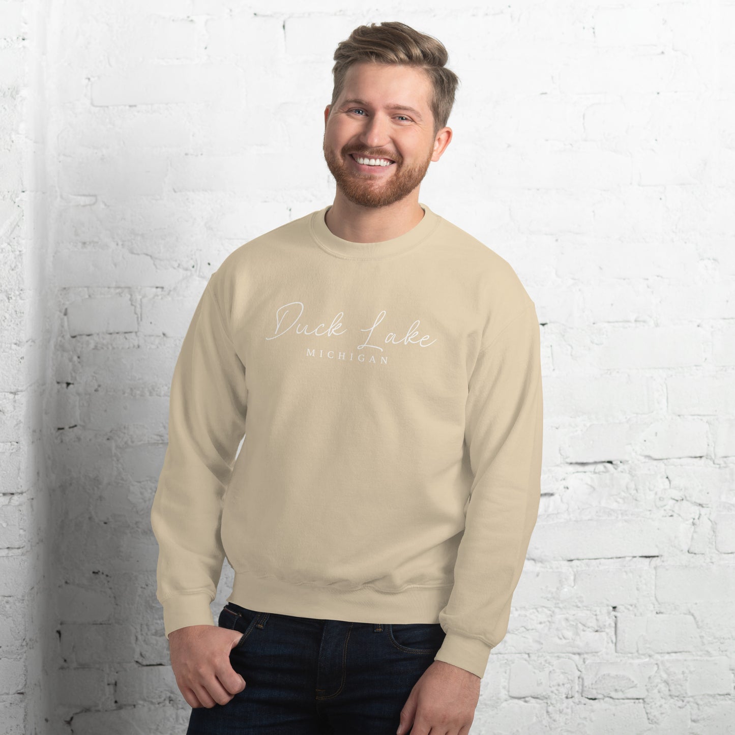 Duck Lake Script Sweatshirt