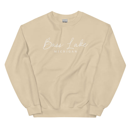 Bass Lake Script Sweatshirt