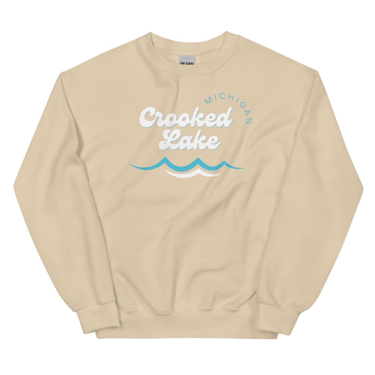 Crooked Lake Waves Sweatshirt