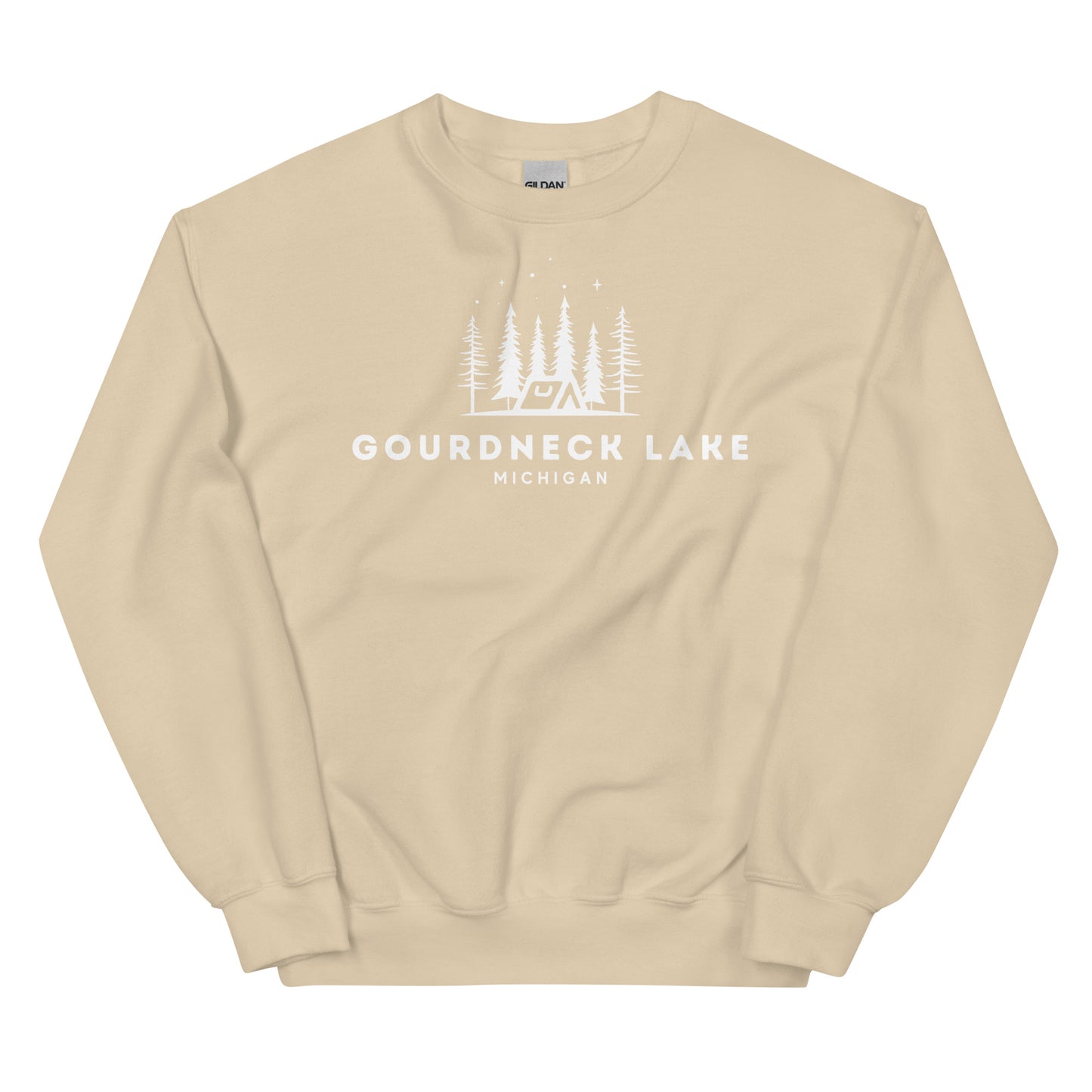 Gourdneck Lake Night Camping Sweatshirt