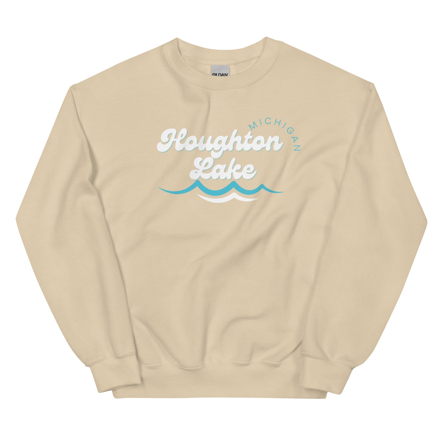 Houghton Lake Waves Sweatshirt