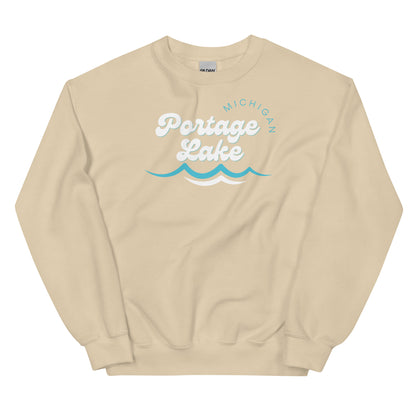 Portage Lake Waves Sweatshirt