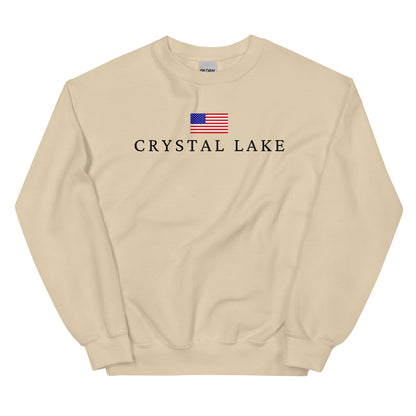 Crystal Lake American Flag Sweatshirt