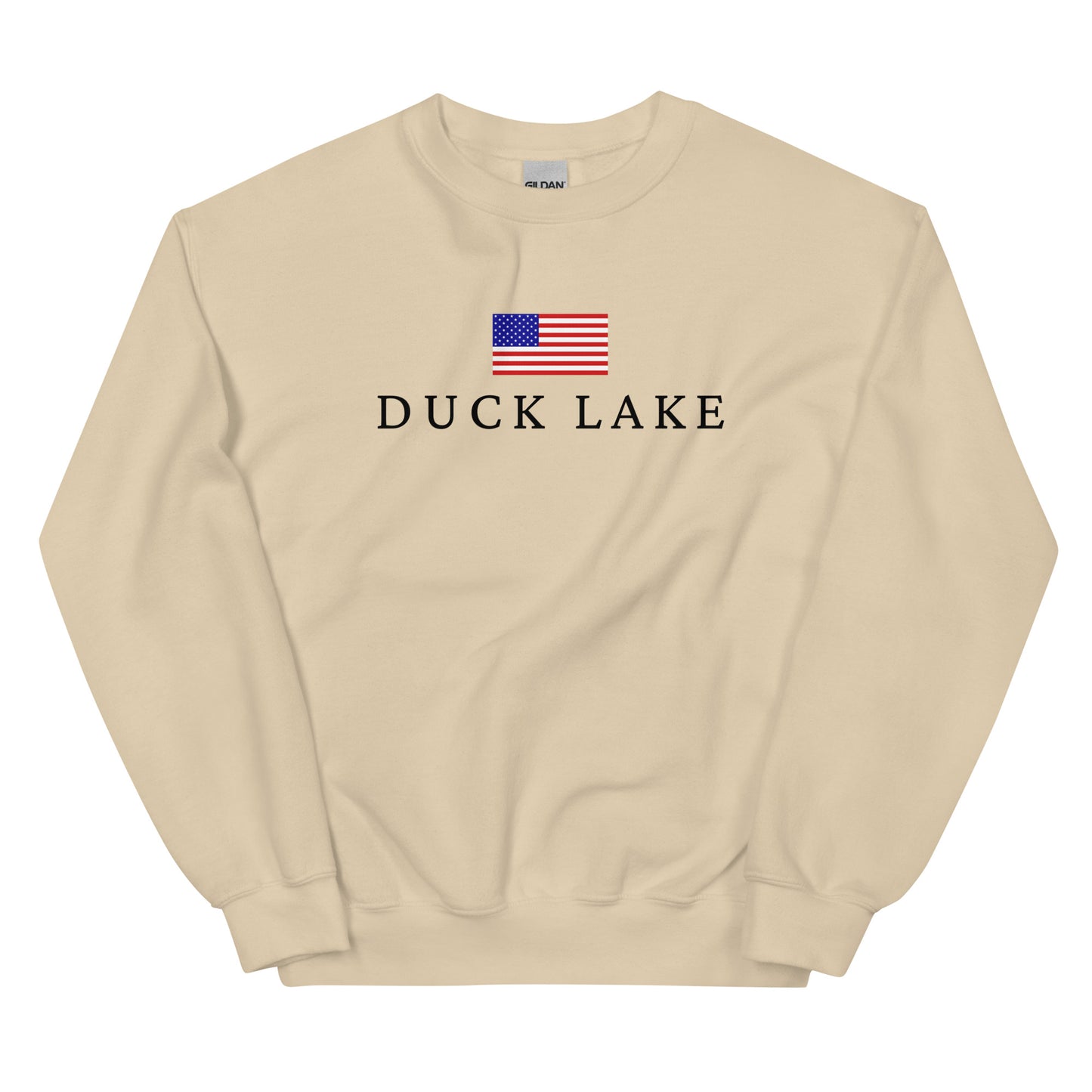 Duck Lake American Flag Sweatshirt