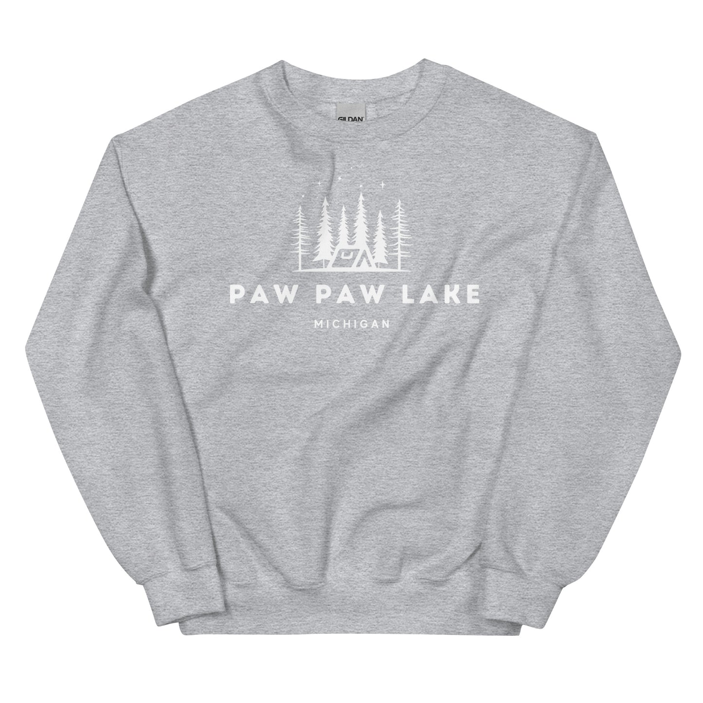 Paw Paw Lake Night Camping Sweatshirt