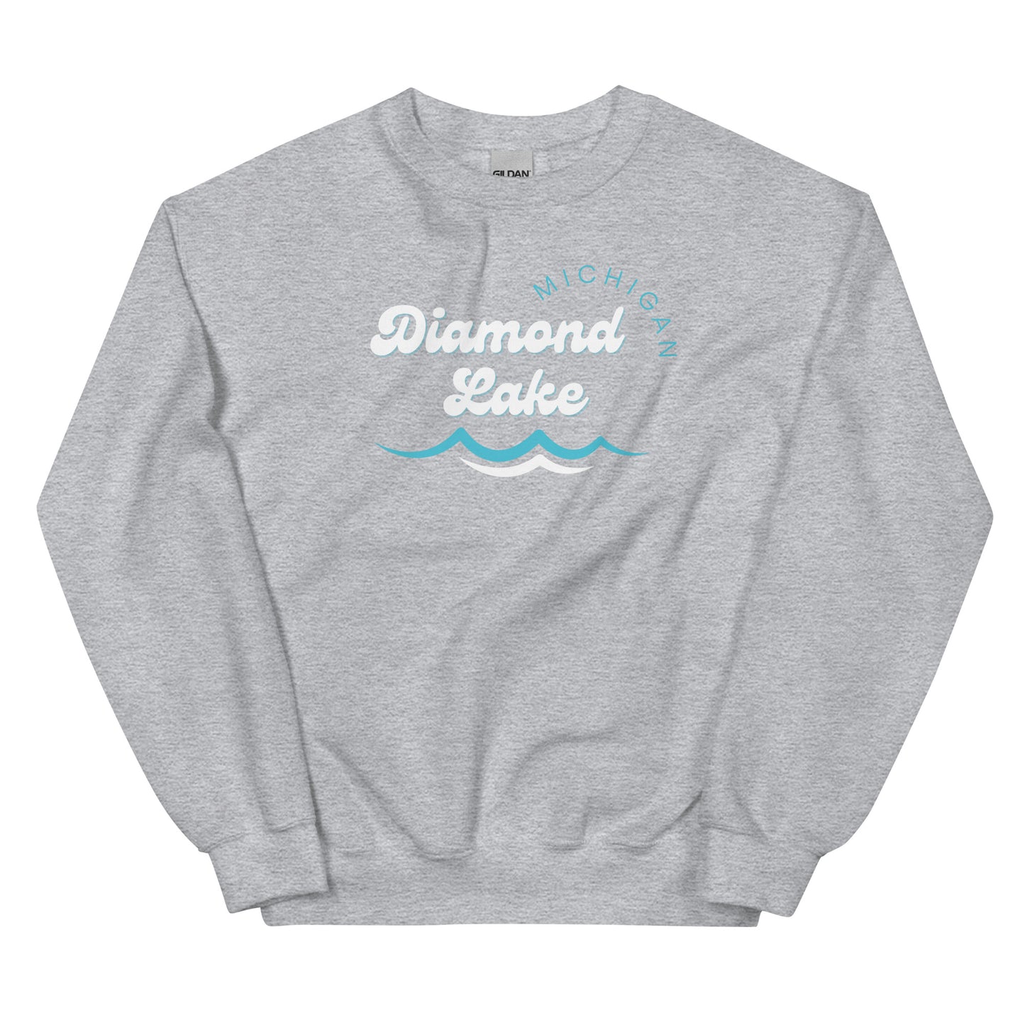 Diamond Lake Waves Crewneck