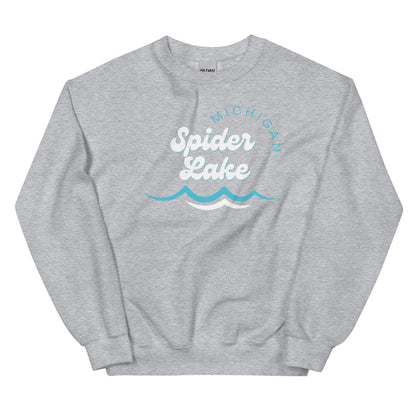 Spider Lake Waves Sweatshirt