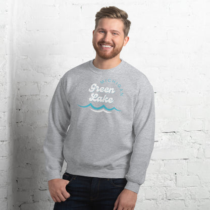 Green Lake Waves Sweatshirt