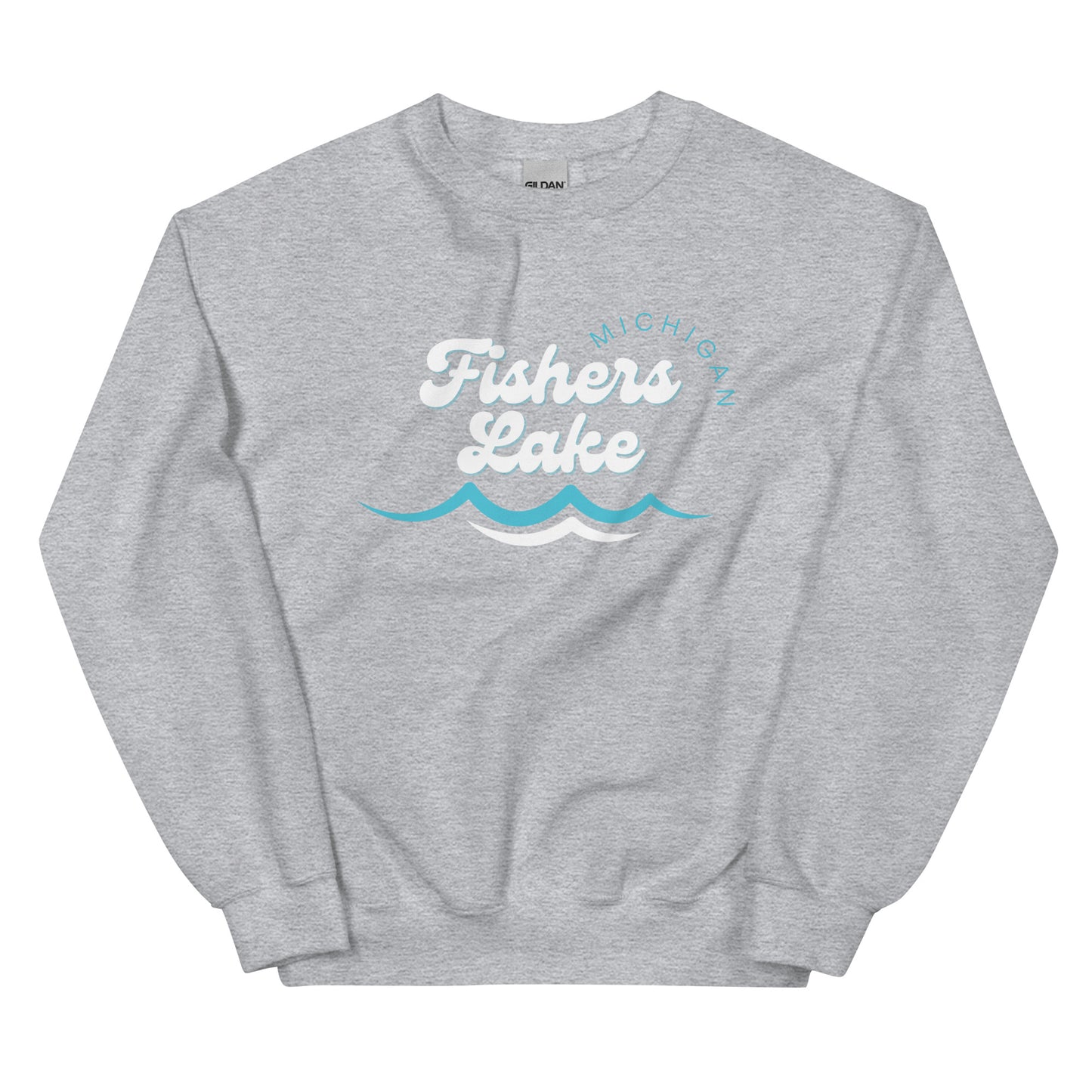 Fishers Lake Waves Sweatshirt