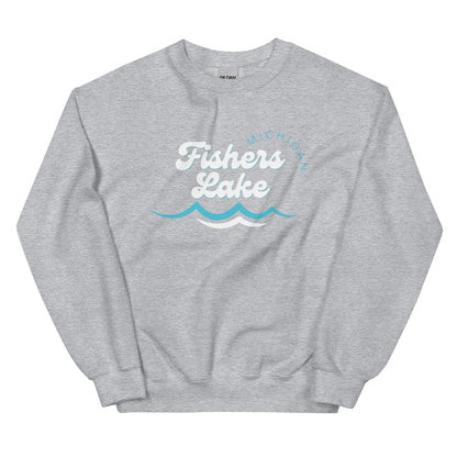 Fishers Lake Waves Sweatshirt