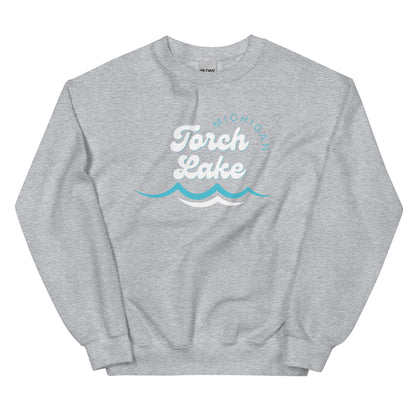 Torch Lake Waves Sweatshirt