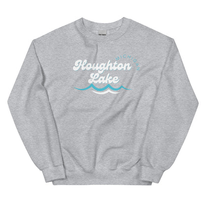 Houghton Lake Waves Sweatshirt