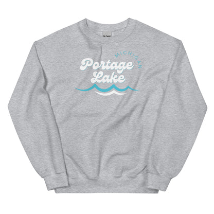 Portage Lake Waves Sweatshirt