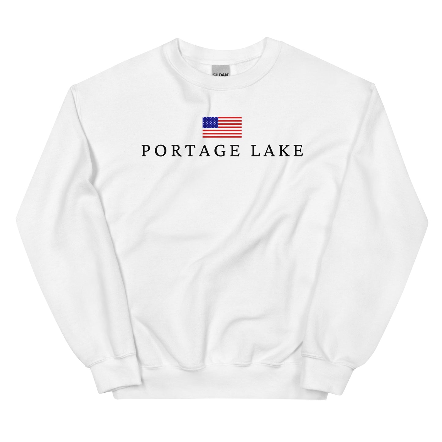 Portage Lake American Flag Sweatshirt