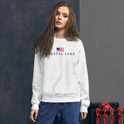 Crystal Lake American Flag Sweatshirt