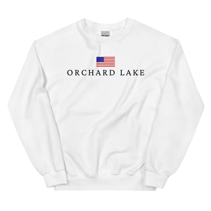 Orchard Lake American Flag Sweatshirt