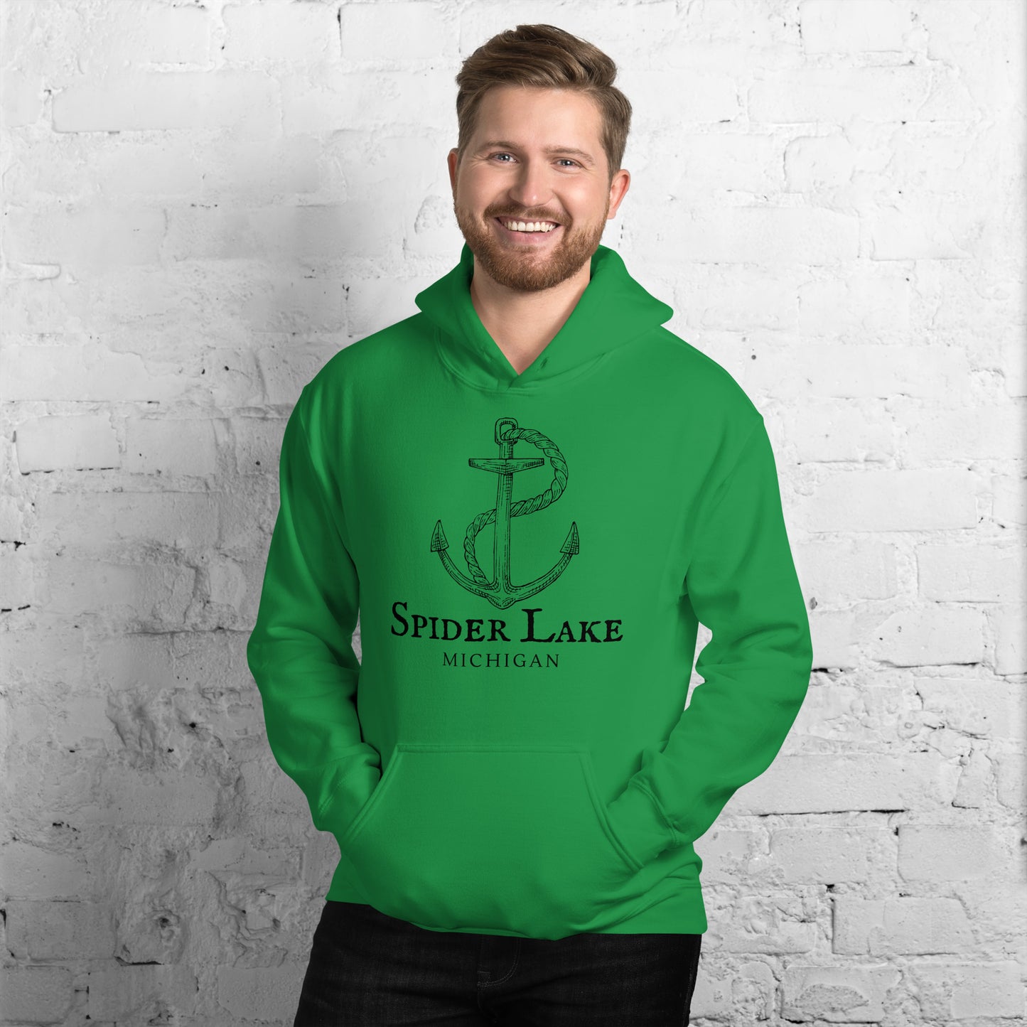 Spider Lake Old Sea Anchor Hoodie