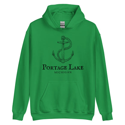 Portage Lake Old Sea Anchor Hoodie