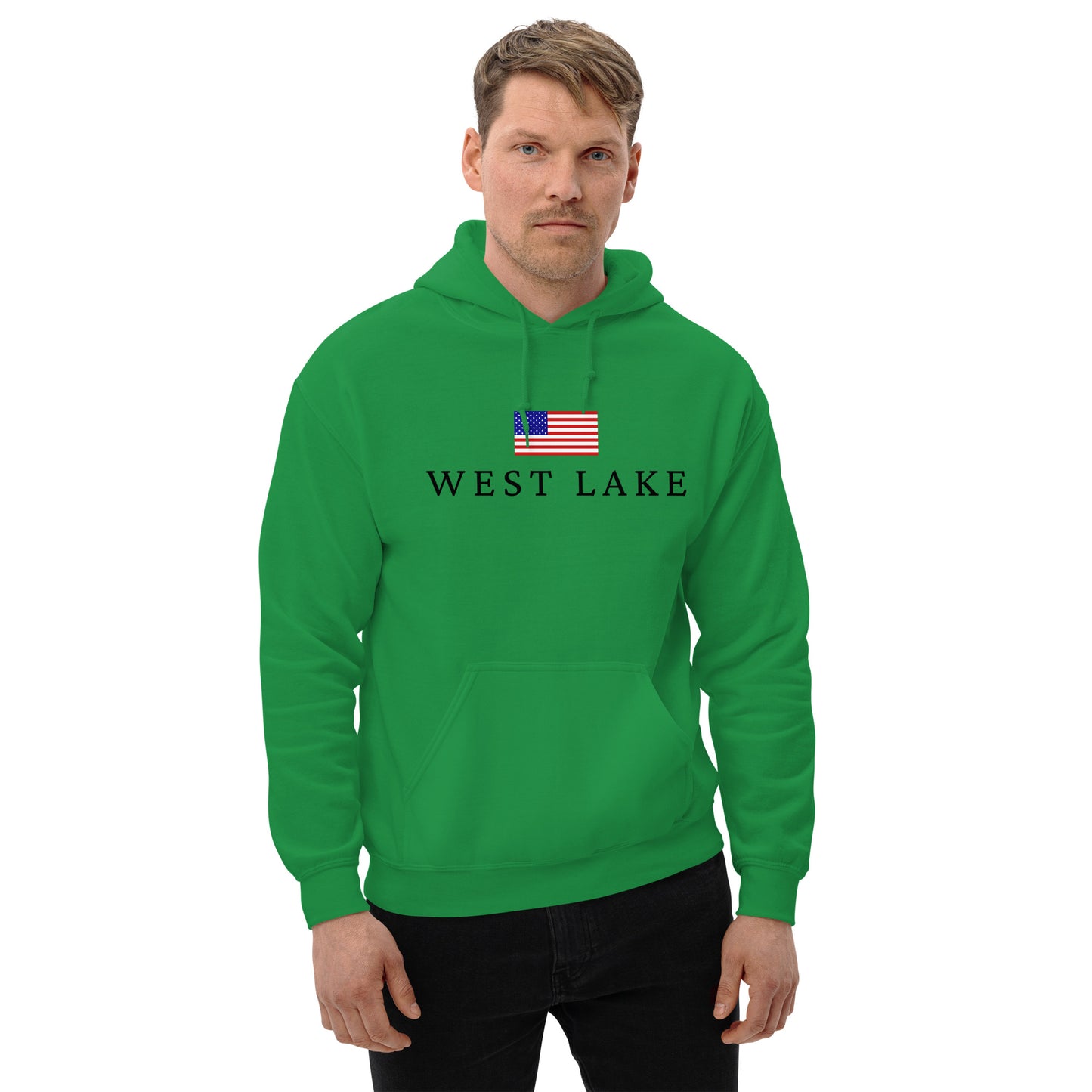 West Lake American Flag Hoodie