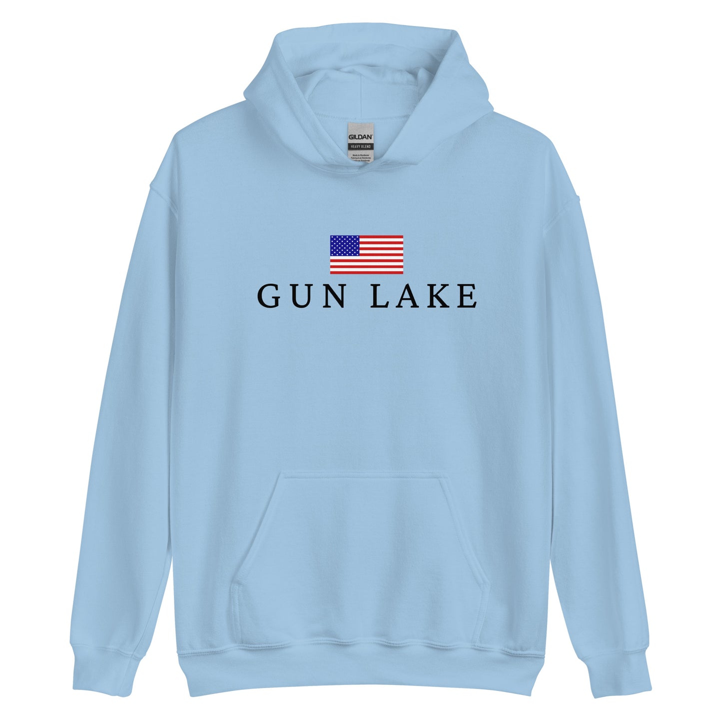 Gun Lake American Flag Hoodie