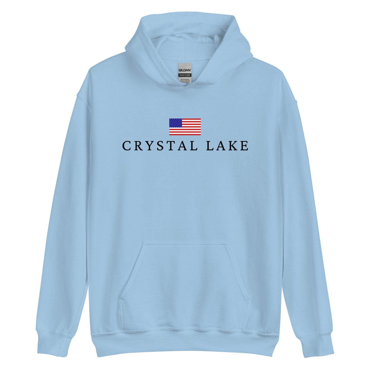 Crystal Lake American Flag Hoodie