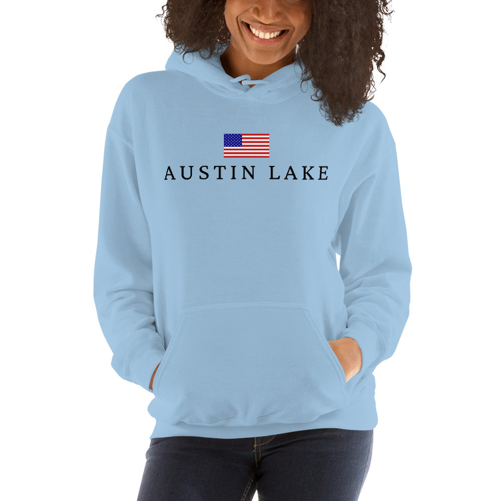 Austin Lake American Flag Hoodie