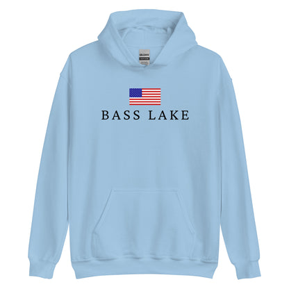 Bass Lake American Flag Hoodie