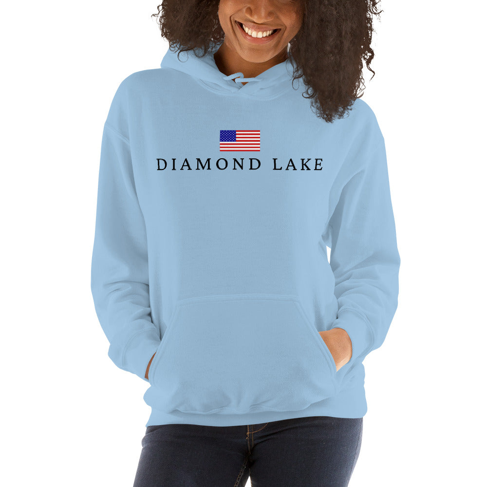 Diamond Lake American Flag Hoodie