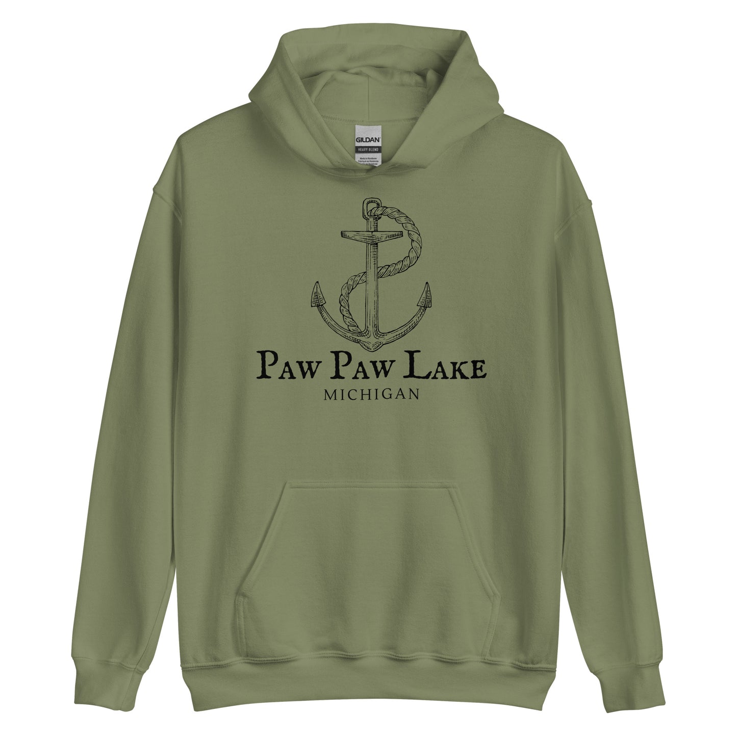 Paw Paw Lake Old Sea Anchor Hoodie