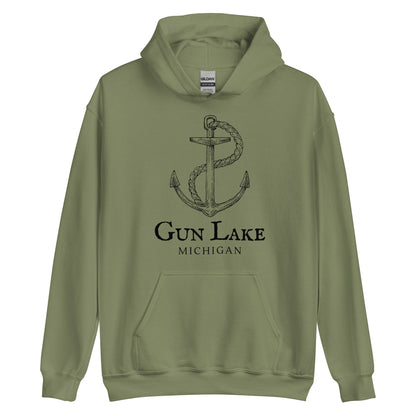 Gun Lake Old Sea Anchor Hoodie