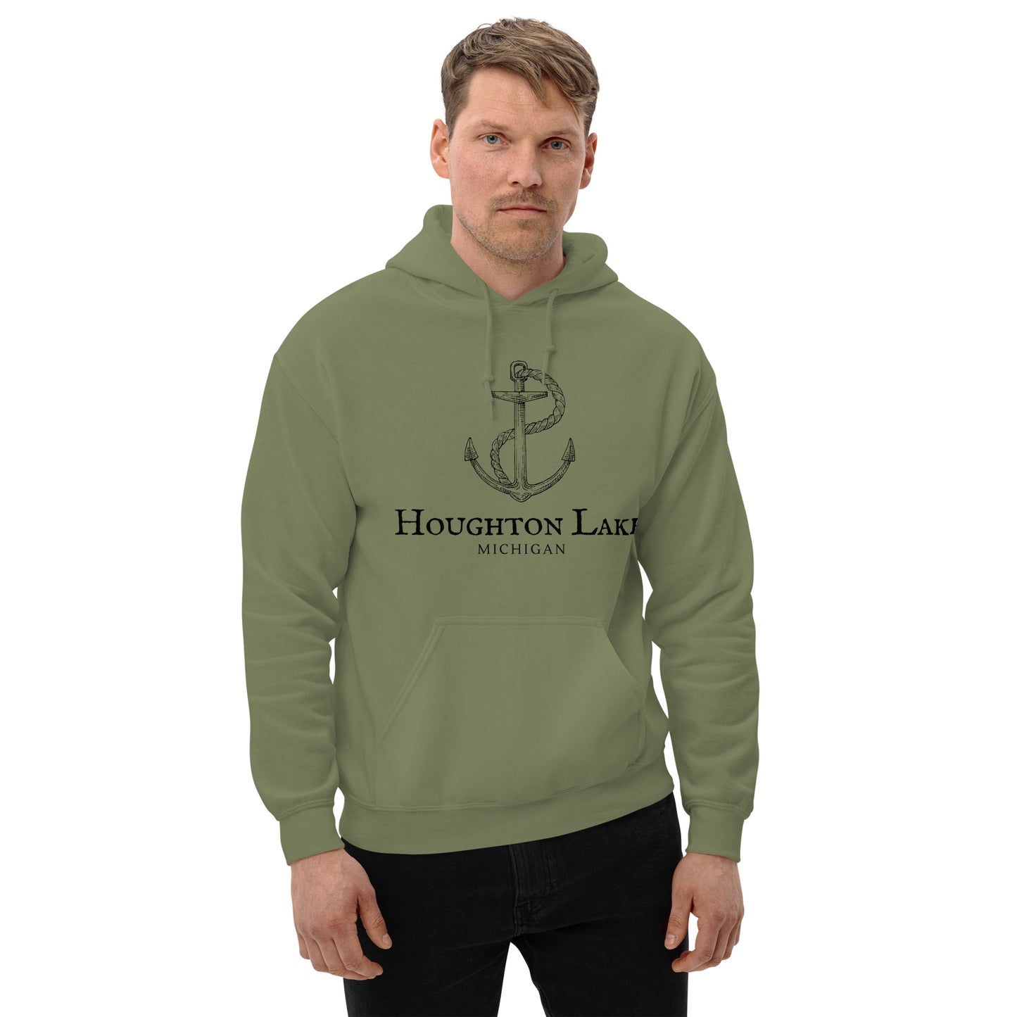 Houghton Lake Old Sea Anchor Hoodie