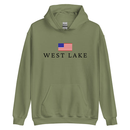 West Lake American Flag Hoodie