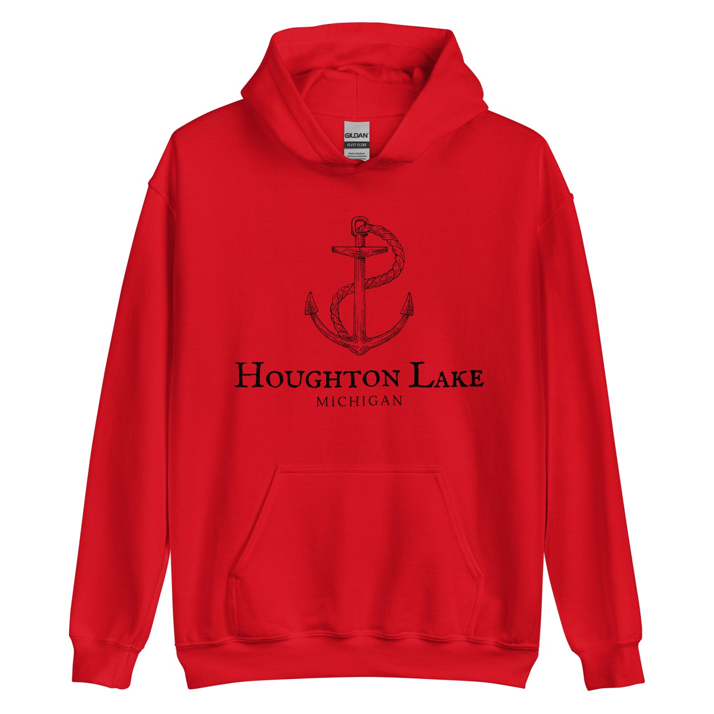 Houghton Lake Old Sea Anchor Hoodie