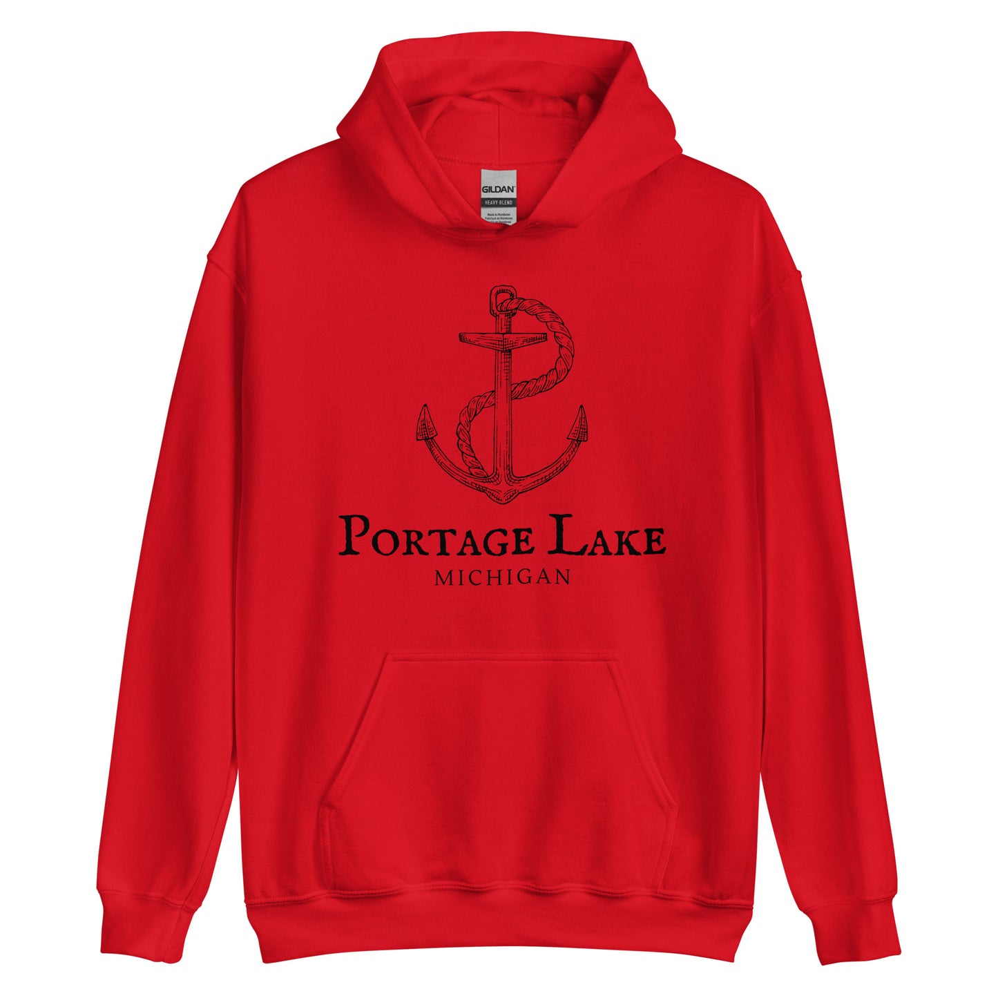 Portage Lake Old Sea Anchor Hoodie