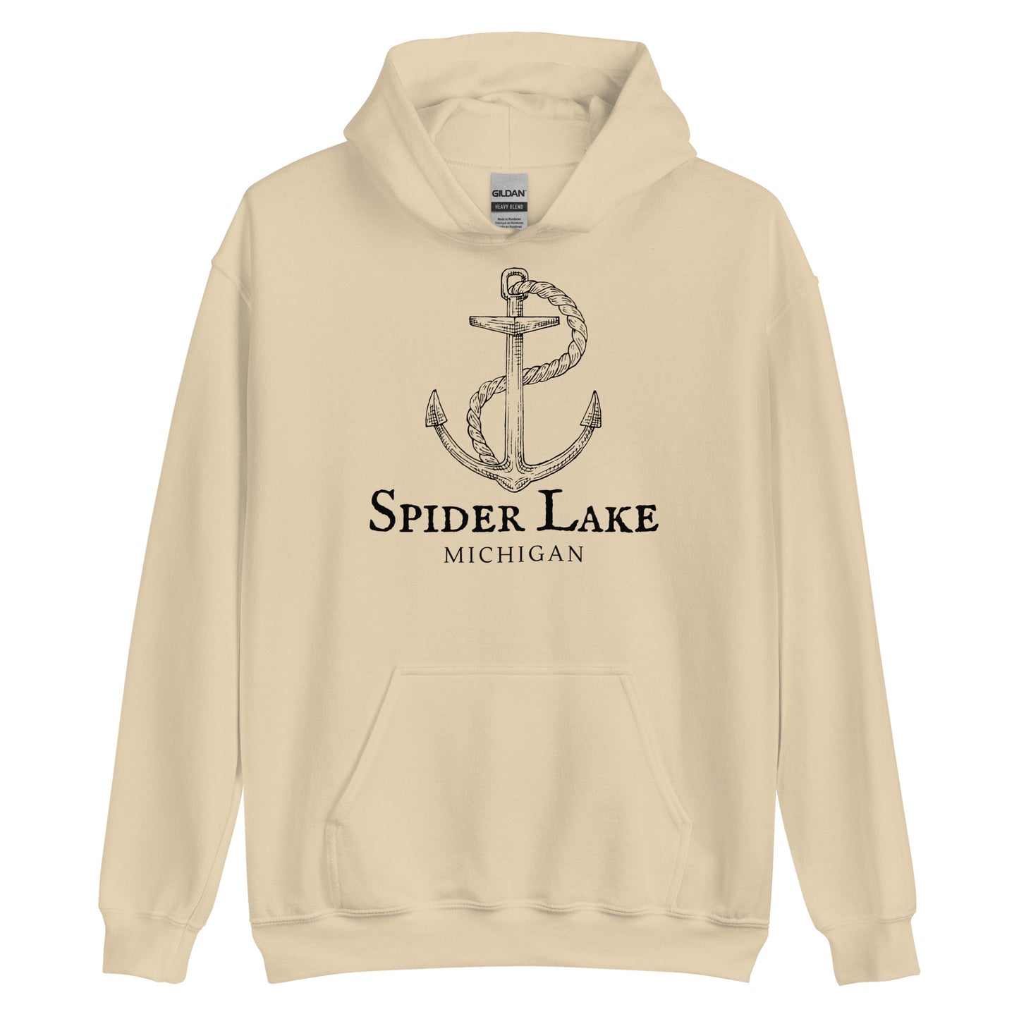 Spider Lake Old Sea Anchor Hoodie