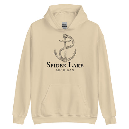 Spider Lake Old Sea Anchor Hoodie