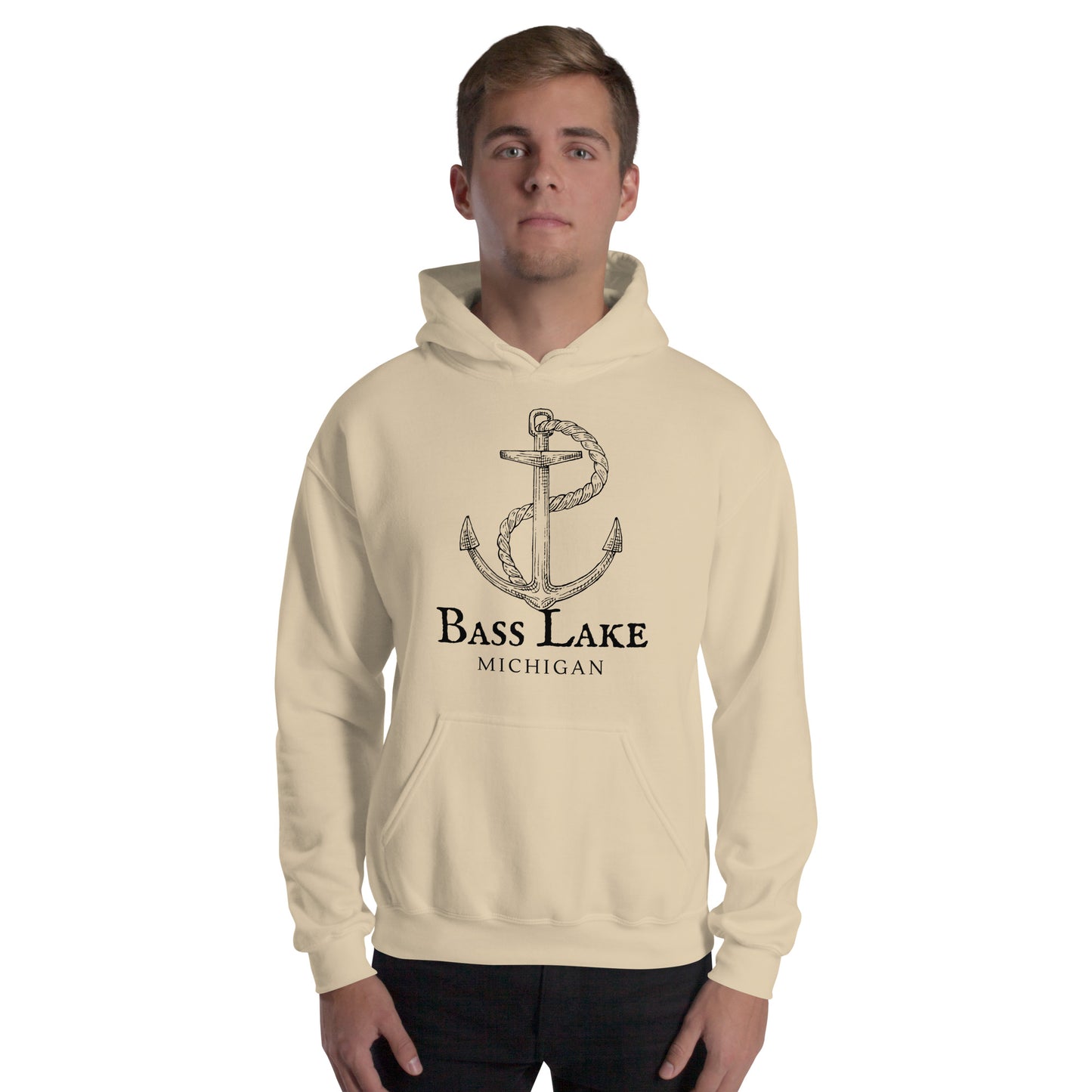 Bass Lake Old Sea Anchor Hoodie