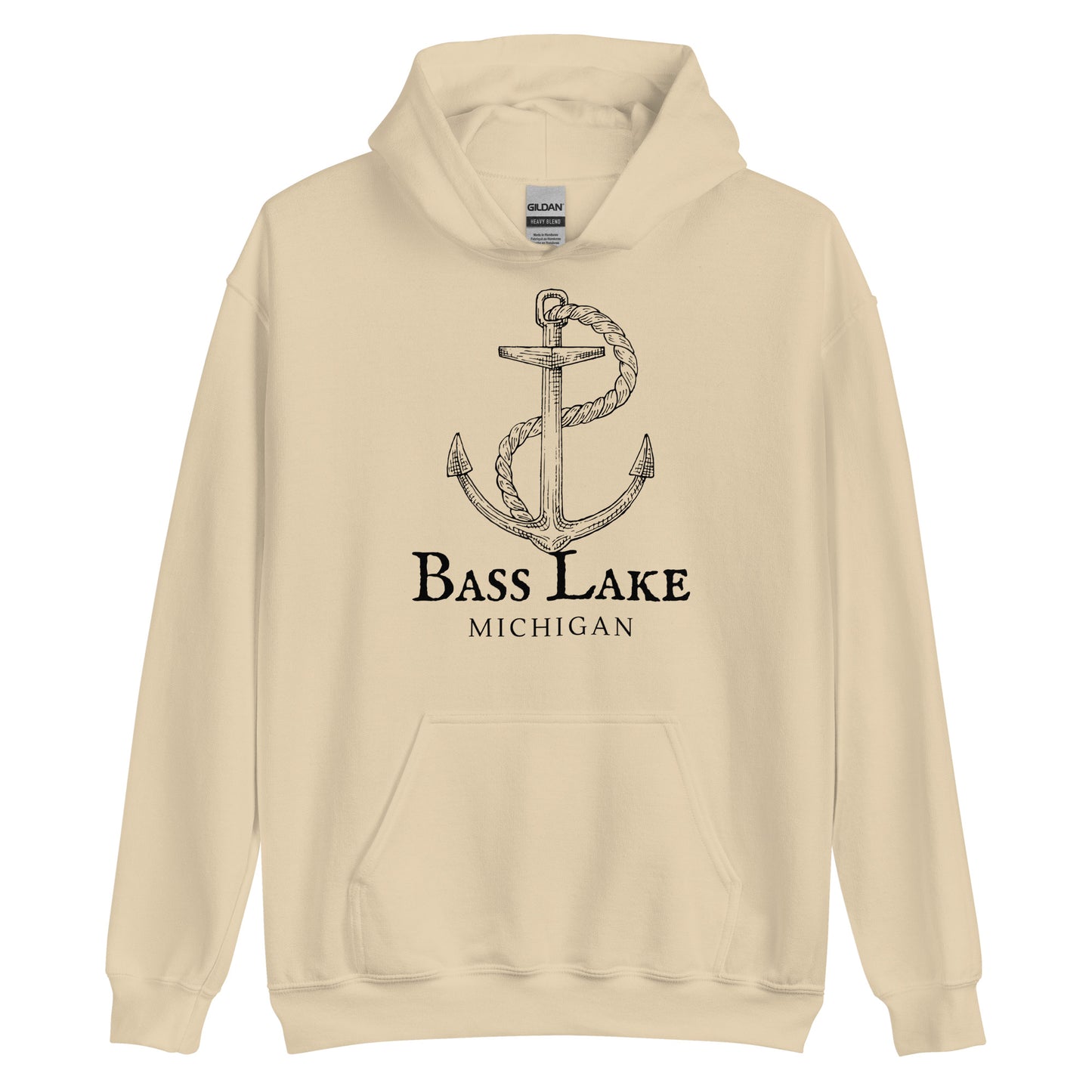 Bass Lake Old Sea Anchor Hoodie