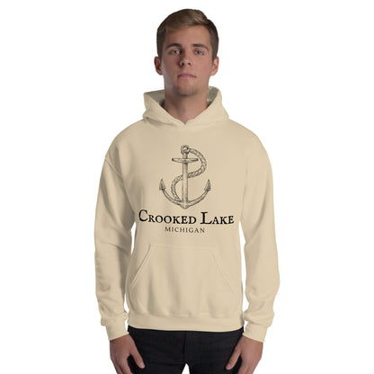 Crooked Lake Old Sea Anchor Hoodie