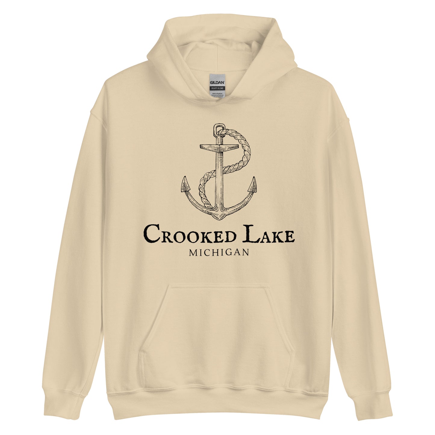 Crooked Lake Old Sea Anchor Hoodie