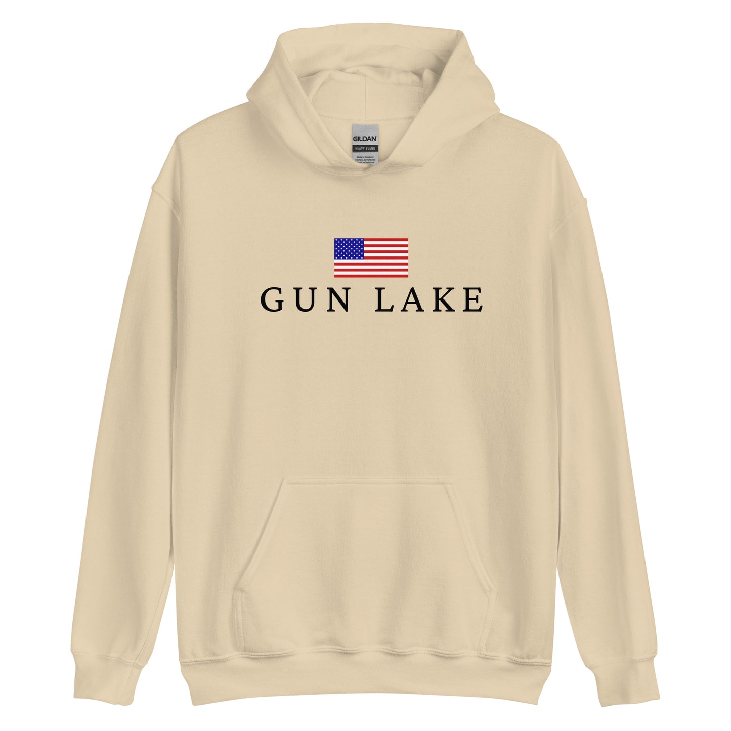 Gun Lake American Flag Hoodie