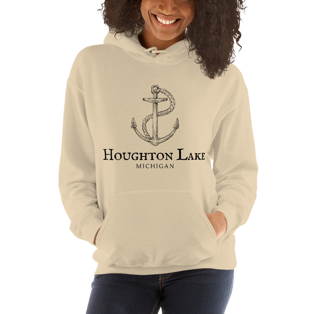 Houghton Lake Old Sea Anchor Hoodie