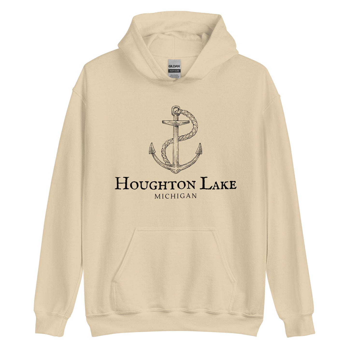 Houghton Lake Old Sea Anchor Hoodie