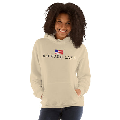 Orchard Lake American Flag Hoodie