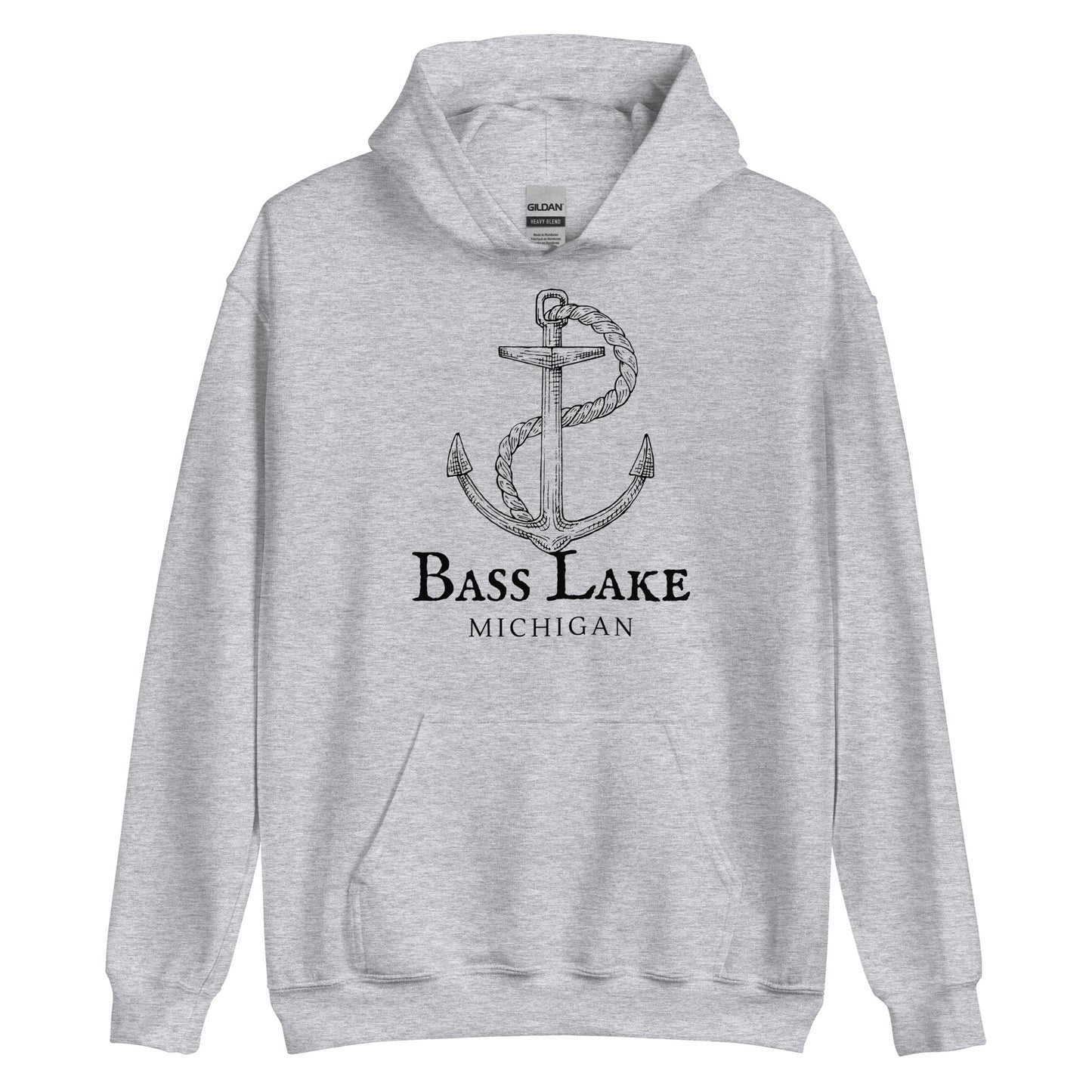 Bass Lake Old Sea Anchor Hoodie