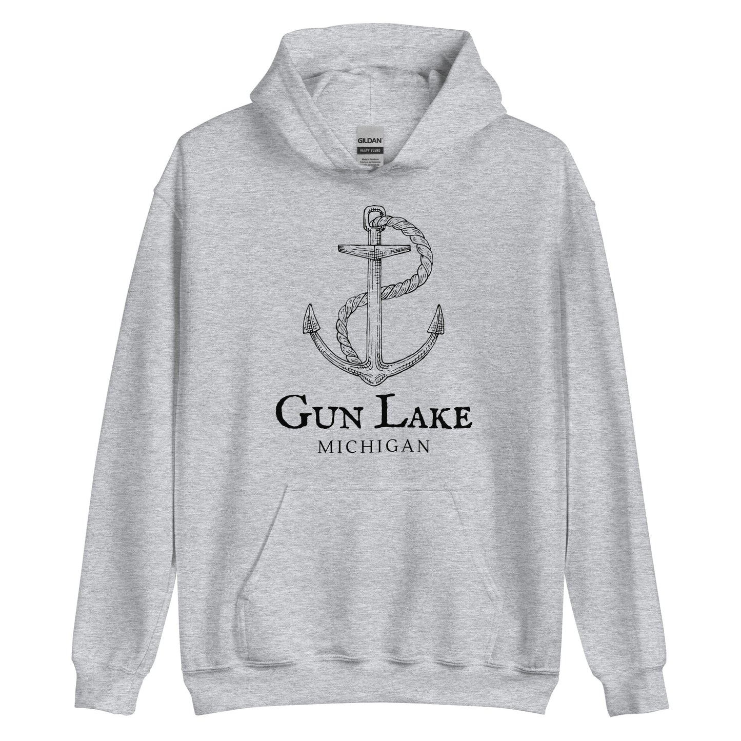 Gun Lake Old Sea Anchor Hoodie