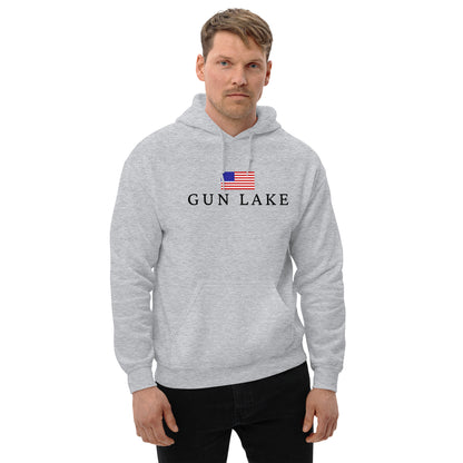 Gun Lake American Flag Hoodie