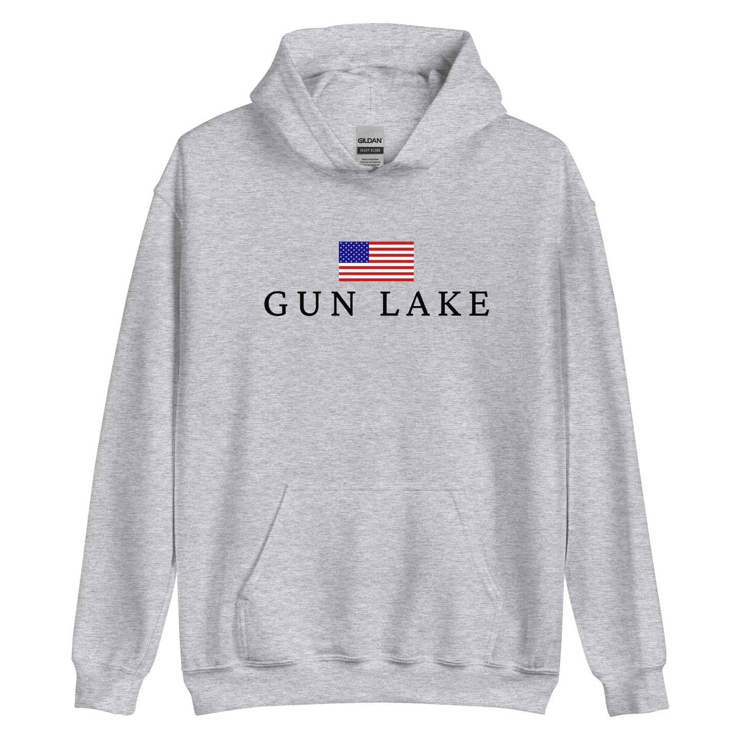 Gun Lake American Flag Hoodie