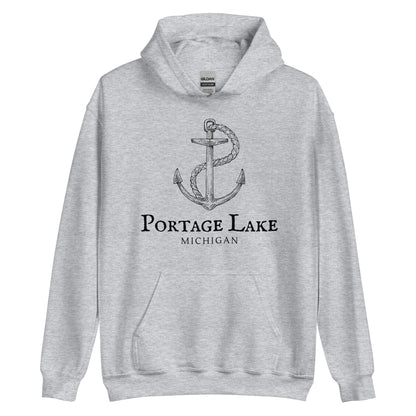 Portage Lake Old Sea Anchor Hoodie