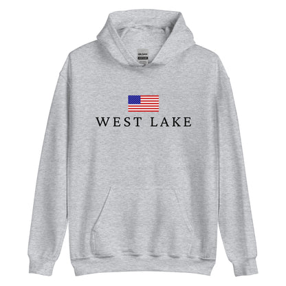 West Lake American Flag Hoodie